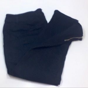 Zipper cropped pants